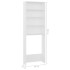Armario de lavadora blanco 64x24x190