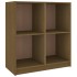 Aparador madera maciza de pino marrón miel 70x33x76