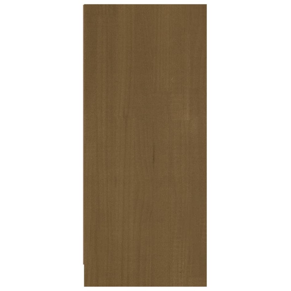 Aparador madera maciza de pino marrón miel 70x33x76