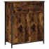 Aparador de madera de ingeniería roble ahumado 70x30x80