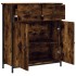 Aparador de madera de ingeniería roble ahumado 70x30x80