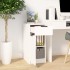 Armario de escritorio madera contrachapada blanco 33,5x50x75