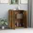 Aparador madera contrachapada color roble ahumado 60x30x75