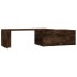 Mesa de centro madera contrachapada roble ahumado 150x50x35
