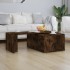 Mesa de centro madera contrachapada roble ahumado 150x50x35