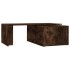Mesa de centro madera contrachapada roble ahumado 150x50x35