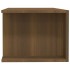 Mueble de TV con luces LED marrón roble 135x39x30