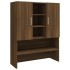 Armario para lavadora color roble marrón 70,5x25,5x90