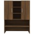 Armario para lavadora color roble marrón 70,5x25,5x90