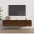 Armario de pared madera de ingeniería roble marrón 102x30x20