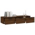 Armario de pared madera de ingeniería roble marrón 102x30x20
