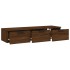 Armario de pared madera de ingeniería roble marrón 102x30x20