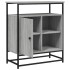 Aparador de madera de ingeniería gris Sonoma 90x34x80