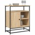 Aparador de madera de ingeniería roble Sonoma 69x35x80