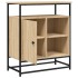 Aparador de madera de ingeniería roble Sonoma 69x35x80