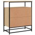 Aparador de madera de ingeniería roble Sonoma 69x35x80
