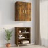Armario colgante de pared roble ahumado 69,5x34x90