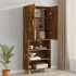 Armario colgante de pared roble ahumado 69,5x34x90