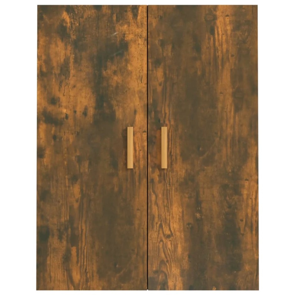Armario colgante de pared roble ahumado 69,5x34x90