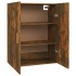 Armario colgante de pared roble ahumado 69,5x34x90