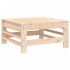 Taburetes de jardín con cojines 2 uds madera maciza de