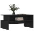 Mesa de centro madera de ingeniería negro 90x55x42,5