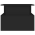 Mesa de centro madera de ingeniería negro 90x55x42,5
