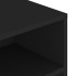 Mesa de centro madera de ingeniería negro 90x55x42,5