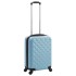 Maleta con ruedas trolley rígida azul
