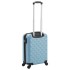 Maleta con ruedas trolley rígida azul