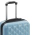 Maleta con ruedas trolley rígida azul