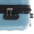 Maleta con ruedas trolley rígida azul
