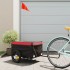 Remolque para bicicleta hierro negro y rojo 30