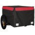 Remolque para bicicleta hierro negro y rojo 30