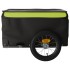 Remolque para bicicleta hierro negro y verde 30