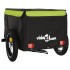 Remolque para bicicleta hierro negro y verde 30