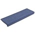 Alfombras de peldaños de escalera 15 uds azul 65x21x4