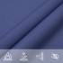 Toldo de vela triangular tela Oxford azul 6x6x6