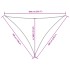 Toldo de vela triangular tela Oxford rojo 5x6x6
