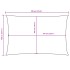 Toldo de vela rectangular tela Oxford marrón 4x7