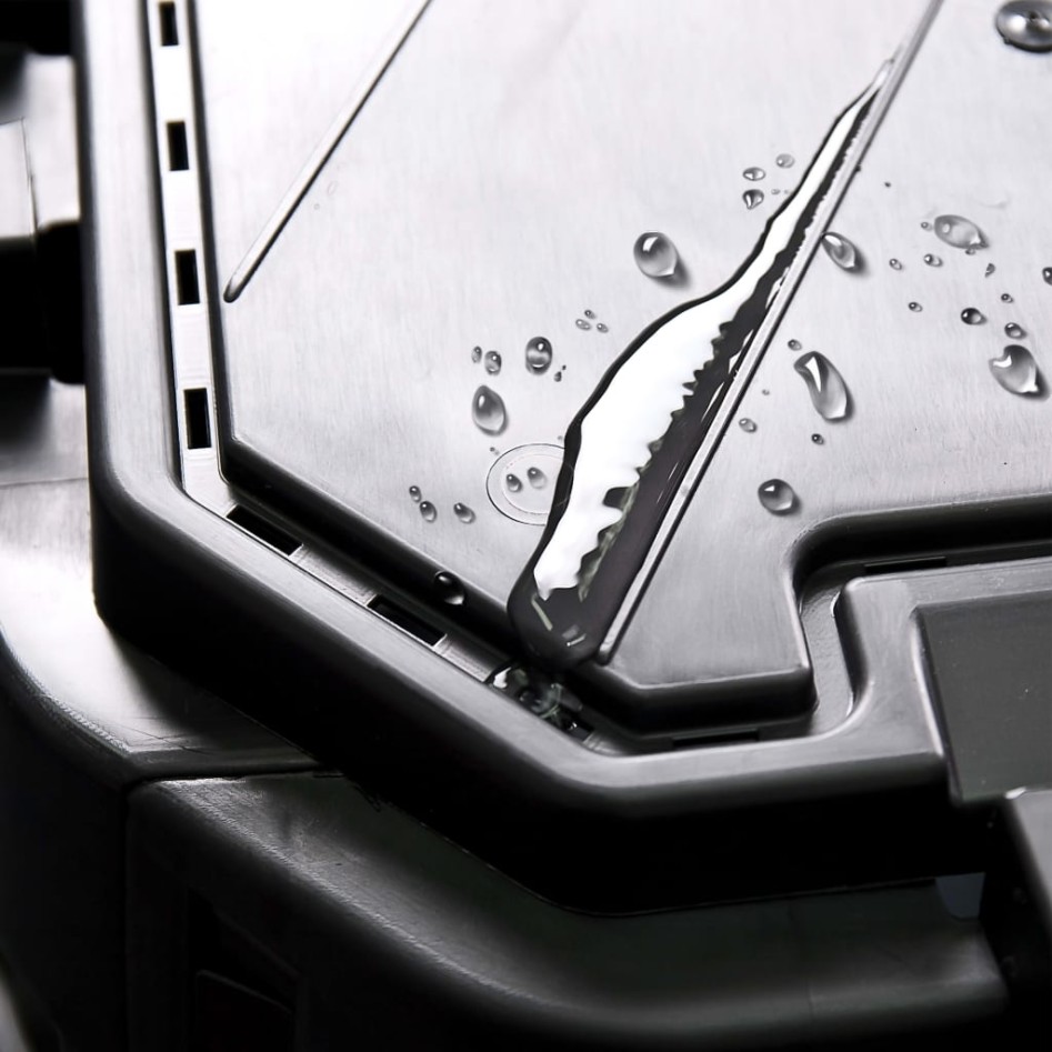 Compostador de jardín negro 68,9x68,9x83,9 cm 360