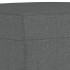Reposapiés de tela gris oscuro 70x55x41