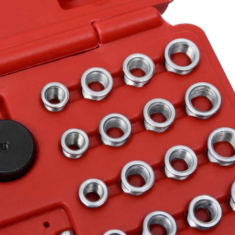 Set reparación rosca bujía incandescente 33 pzas M8 M10