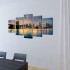 Set decorativo de lienzos para pared  río de Brooklyn 200 x 100