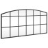 Espejo de pared arco de hierro negro 80x40
