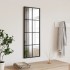 Espejo de pared rectangular de hierro negro 30x80