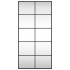 Espejo de pared rectangular de hierro negro 50x100