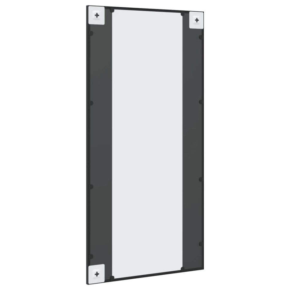 Espejo de pared rectangular de hierro negro 50x100