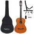 Set de guitarra clásica para principiantes 12 piezas 4/4