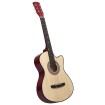 Guitarra acústica con cutaway 6 cuerdas madera tilo 38